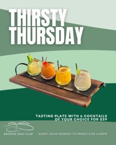 Thirsty Thursday at Broome Golf Club