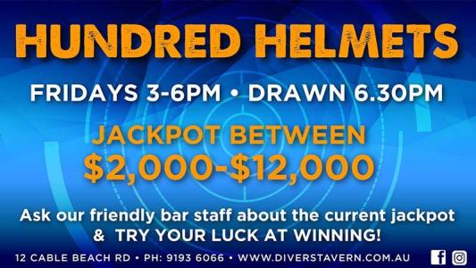 Hundred Helmets - Divers Tavern from 3pm