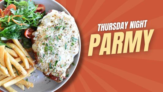 Thursday Parmy Night at Spinifex Cable Beach