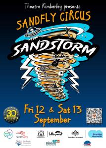 Sandfly Circus present SANDSTORM. Directed by YUCK Circus!