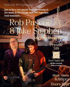 Rob Pascoe and Jake Stephen: Live in The Lounge