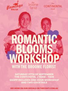 Romantic Blooms Workshop at The Conti