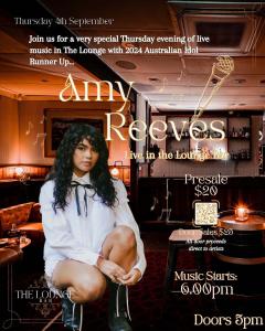 Amy Reeves: Live in the Lounge Bar