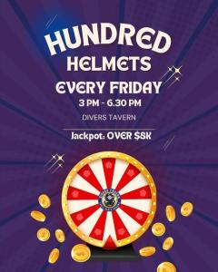 Hundred Helmets - Divers Tavern from 3pm