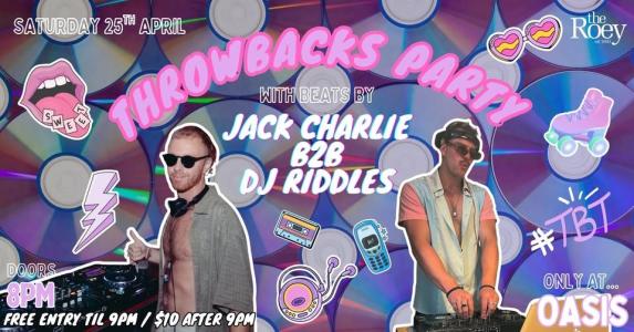 THROWBACKS PARTY with Jack Charlie