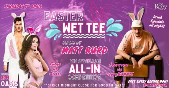 Wet T Shirt Comp at The Roey