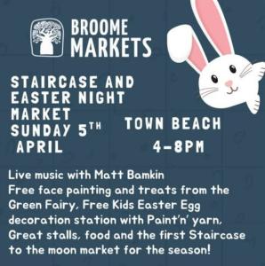 Staircase to the Moon Night Market at Town Beach, Broome