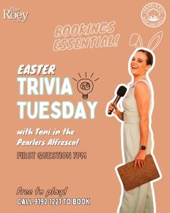 Tuesday Night TRIVIA at Pearlers