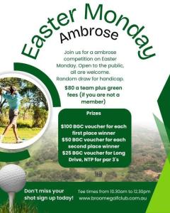 Easter Monday Ambrose at Broome Golf Club