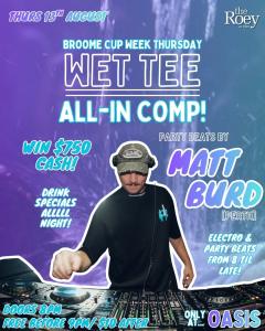 Wet T Shirt Comp at The Roey