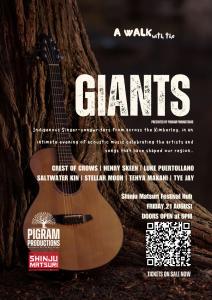 A Walk with the Giants presented by Pigram Productions