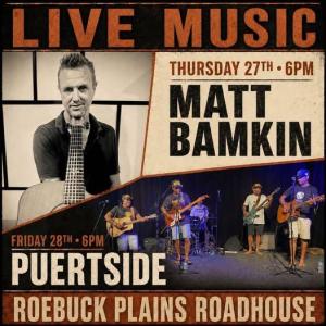 Live music at Roebuck Roadhouse