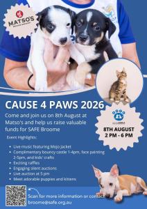 Cause 4 Paws at Matso's Broome