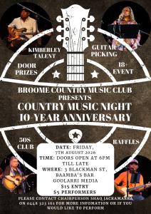 Broome Country Music Night
