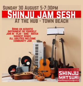 Shinju Jam Sesh at the Festival Hub