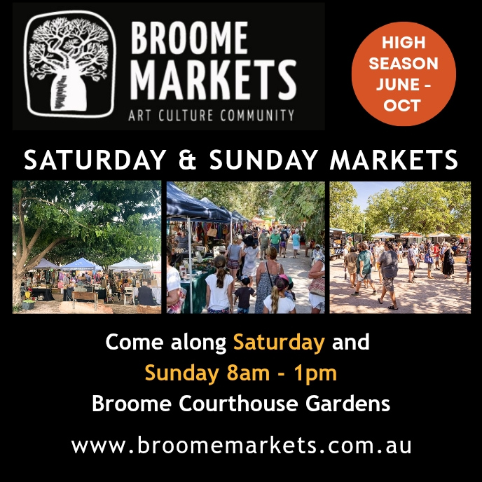 Broome Markets Courthouse gardens, Broome