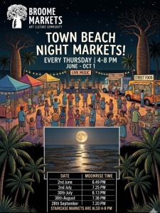 Thursday Night Market at Town Beach, Broome