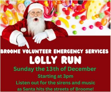 Emergency Services Annual Christmas Lolly Run
