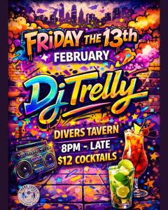 DJ Trelly at Divers Tavern