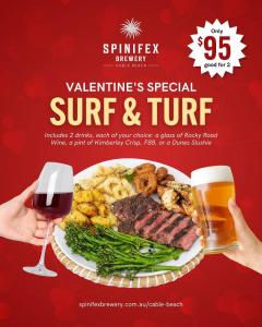Valentine's Day at Spinifex Brewery