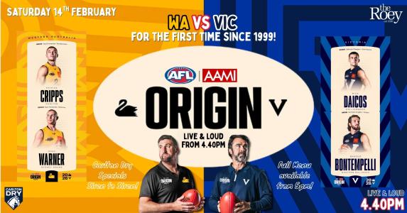 AFL's State of Origin at The Roey