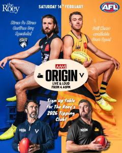 AFL's State of Origin at The Roey