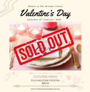 Valentine's Day Dinner at The Broome Closet