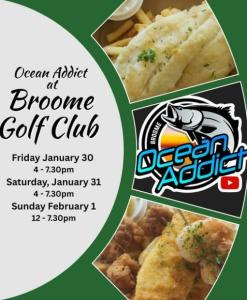 Fish & Chips at The Broome Golf Club