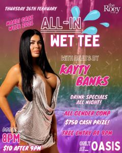 Wet T Shirt Comp at The Roey
