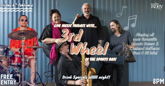 Live Music Fridays: 3RD WHEEL