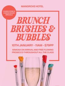 Brunch, brushes & bubbles at The Mangrove