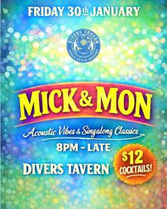 Mick & Mon at Divers Tavern