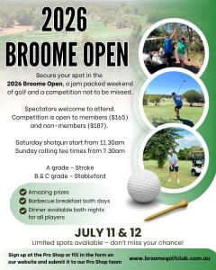 2026 Broome Open - Broome Golf Club