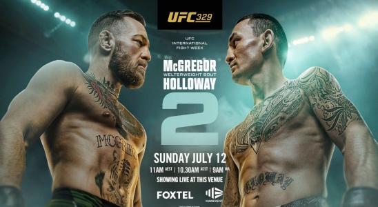 UFC 329: MCGREGOR vs HOLLOWAY