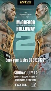 UFC 329: MCGREGOR vs HOLLOWAY