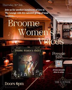 Live in The Lounge: Broome Women’s Voices
