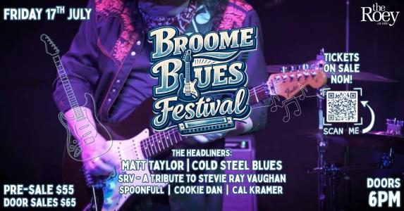 Broome Blues Festival 2026 at The Roey