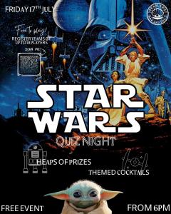 Star Wars Quiz Night at Pearlers
