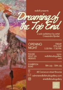 Cassandra Brynder: Dreaming of the Top End at Redbill Studio Gallery