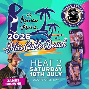 Miss Cable Beach 2026 at Divers Tavern