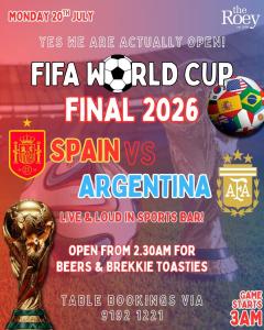 FIFA World Cup Final at The Roey