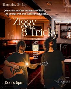 Ziggy and Tricky: Live in the Lounge Bar