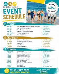Cable Beach Tri and Multisport Weekend 2026