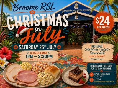 Christmas in July at Broome RSL