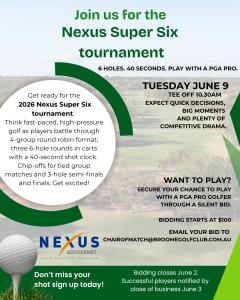 Nexus Super Six Tournament at the Broome Golf Club