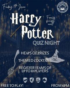 Harry Potter Quiz Night at Pearlers Bar & Grill