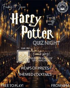 Harry Potter Quiz Night at Pearlers Bar & Grill