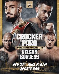 Boxing: Lewis Crocker v Liam Paro at the Roey