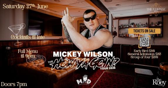 Comedy in The Lounge Bar...MICKY WILSON