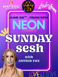 Astrid Fox at Matso's Broome - One Night Only
